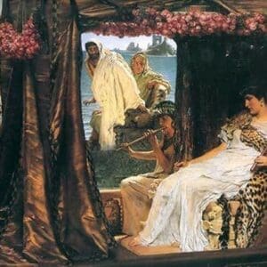 Antony & Cleopatra by Sir Lawrence Alma-Tadema - Art Print