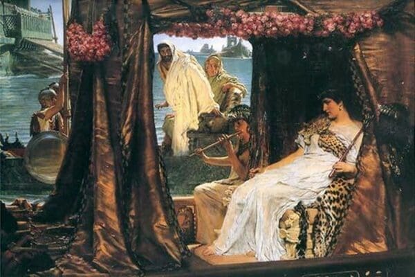 Antony & Cleopatra by Sir Lawrence Alma-Tadema - Art Print