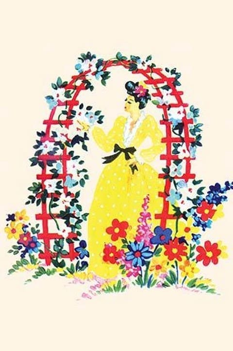 Archway of Flowers - Art Print