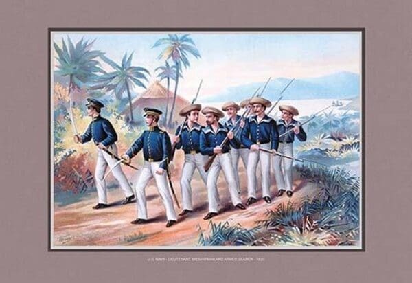 Armed Seamen by Werner - Art Print