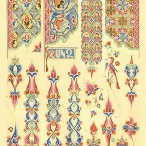 Armenian Design by Auguste Racinet - Art Print