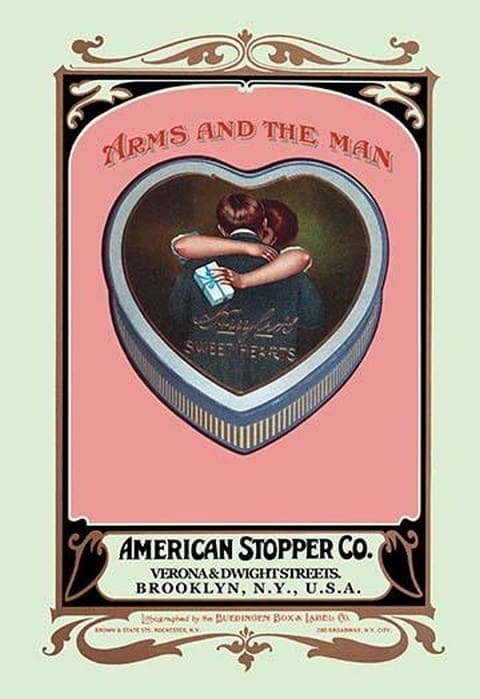 Arms and the Man - Tin by Buedingen Box & Label Co. - Art Print