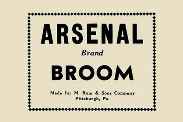 Arsenal Brand Broom - Art Print