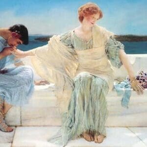 Ask No Know More by Sir Lawrence Alma-Tadema - Art Print