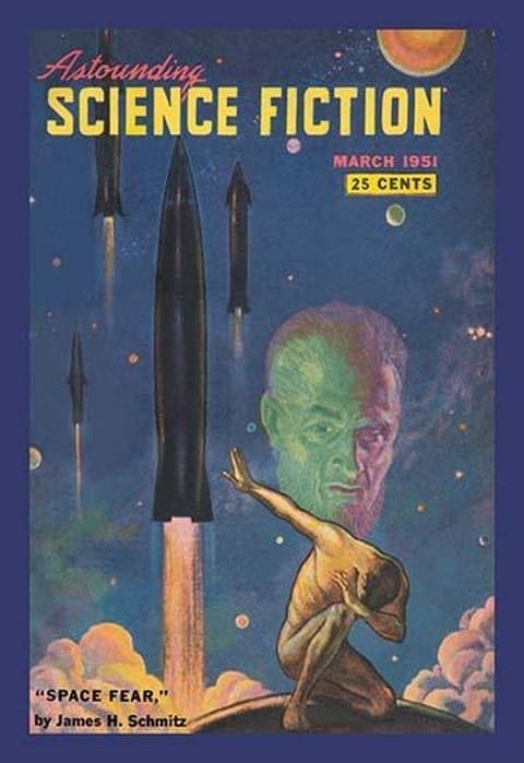 Astounding Science Fiction: Space Fear - Art Print