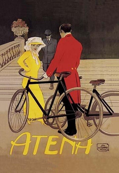 Atena Bicycles by Anonymous - Art Print