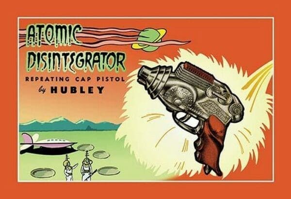 Atomic Disintegrator Repeating Cap Pistol - Art Print