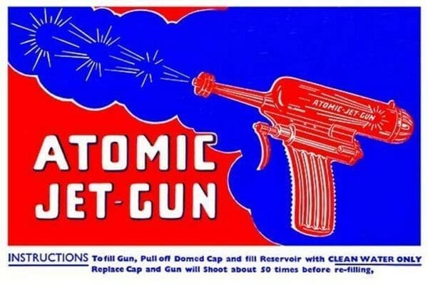 Atomic Jet-Gun - Art Print