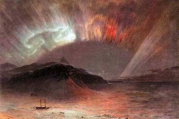 Aurora Borealis by Frederic Edwin Church - Art Print