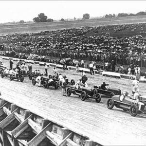 Automobile Racing near Washington D.C. by National Photo Company - Art Print