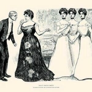 Awful Predicament by Charles Dana Gibson - Art Print