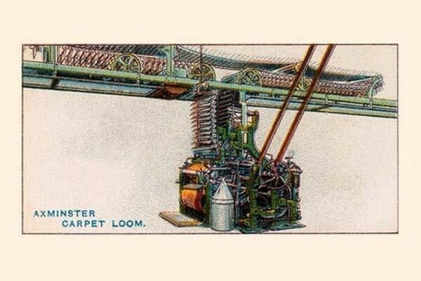 Axminster Carpet Loom - Art Print