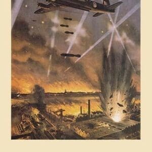 BACK THEM UP! (Bombers) by Roy Nockolds - Art Print