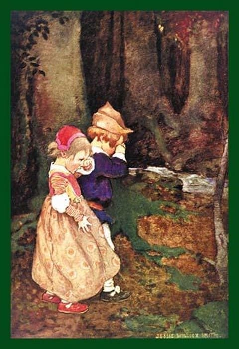 Babes in the Woods by Jessie Willcox Smith - Art Print