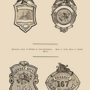 Badges - Art Print