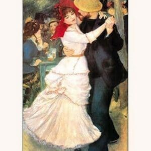 Bal a Bougival by Renoir - Art Print