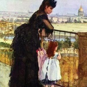 Balcony by Berthe Morisot - Art Print