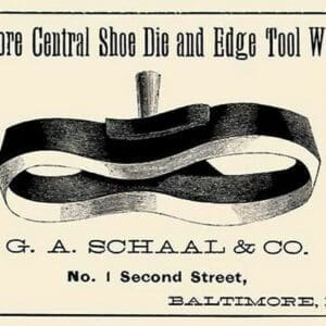 Baltimore Central Shoe Die and Edge Tool Works - Art Print