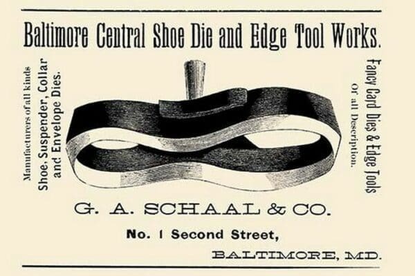 Baltimore Central Shoe Die and Edge Tool Works - Art Print