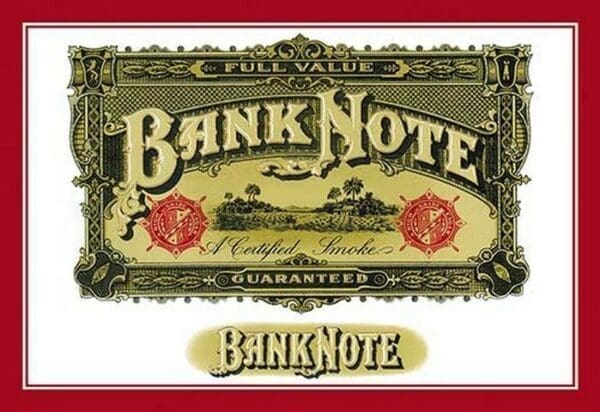 Bank Note Cigars - A Certified Smoke - Art Print