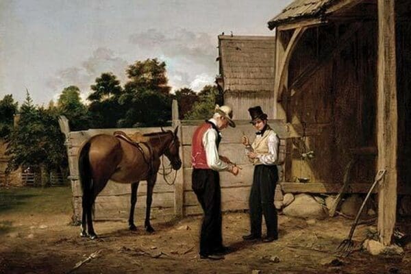 Bargaining for a Horse by William Sydney Mount - Art Print