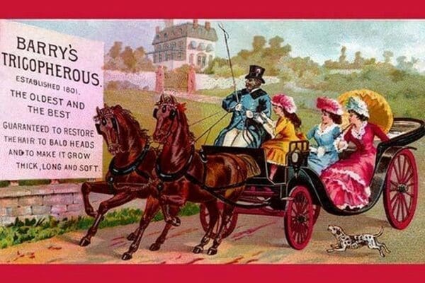 Barry's Tricopherous - Coach Ride - Art Print