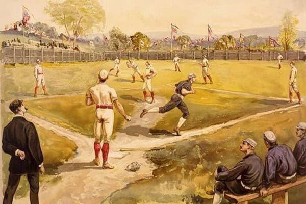 Baseball by L. Prang & Co. - Art Print