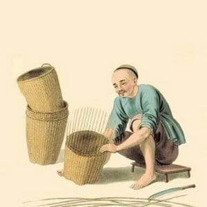 Basket Weaver by George Henry Malon - Art Print