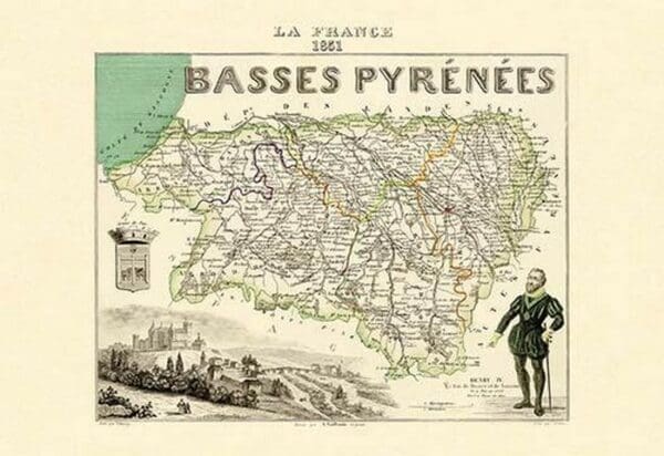 Basses Pyrenees by Par M. Vuillemin - Art Print