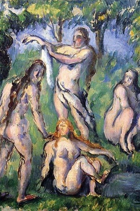 Bathers by Paul Cezanne - Art Print