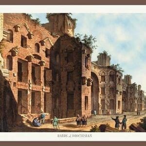 Baths of Dioclesian by M. DuBourg - Art Print