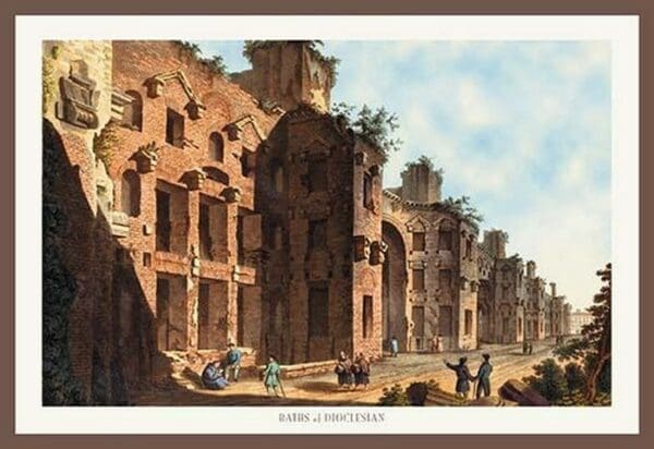 Baths of Dioclesian by M. DuBourg - Art Print