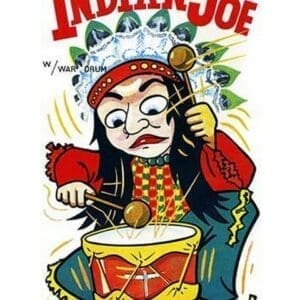 Battery Operate Indian Joe - Art Print