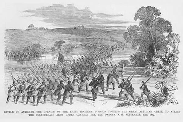 Battle of Antietam by Frank Leslie #2 - Art Print