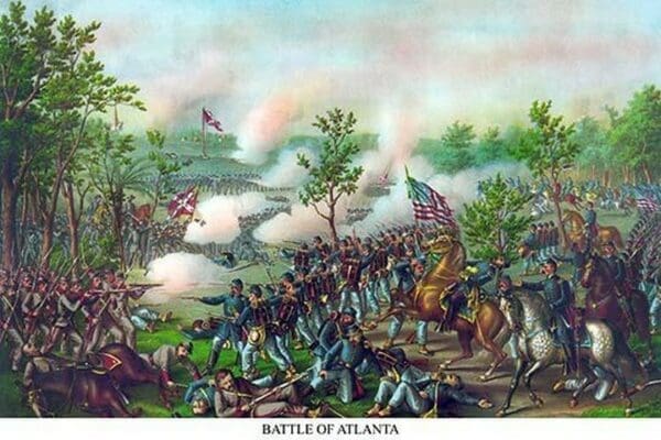 Battle of Atlanta - Art Print