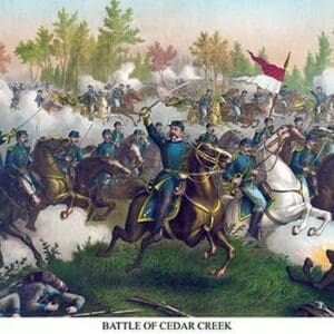 Battle of Cedar Creek - Belle Grove - Art Print