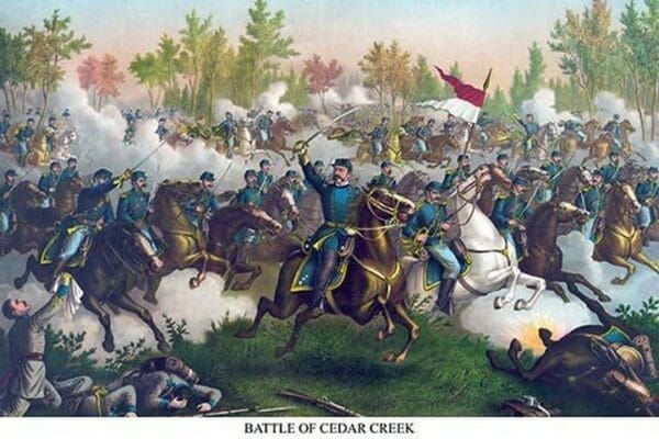 Battle of Cedar Creek - Belle Grove - Art Print