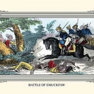 Battle of Emuckfaw by Devereux - Art Print