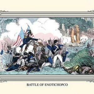 Battle of Enotichopco by Devereux - Art Print