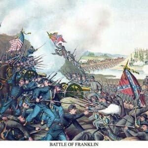 Battle of Franklin AKA The Battle of Harpeth River - Art Print