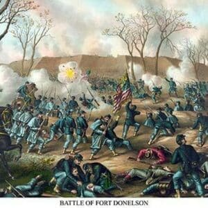 Battle of Ft. Donelson - Art Print