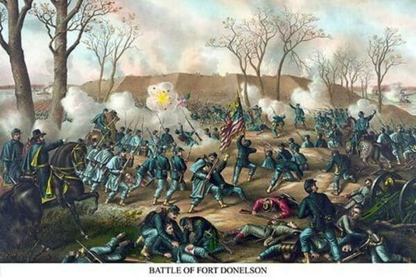 Battle of Ft. Donelson - Art Print