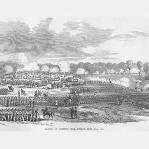 Battle of Gaine's Mill or First Cold Harbor by Frank Leslie - Art Print