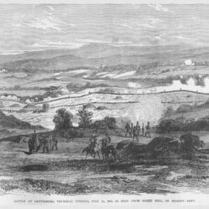 Battle of Gettysburg by Frank Leslie - Art Print