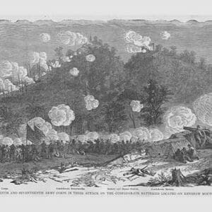 Battle of Kennesaw Mountain by Frank Leslie - Art Print