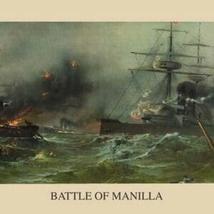 Battle of Manila Harbor - Art Print