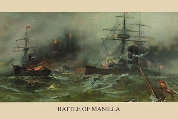 Battle of Manila Harbor - Art Print