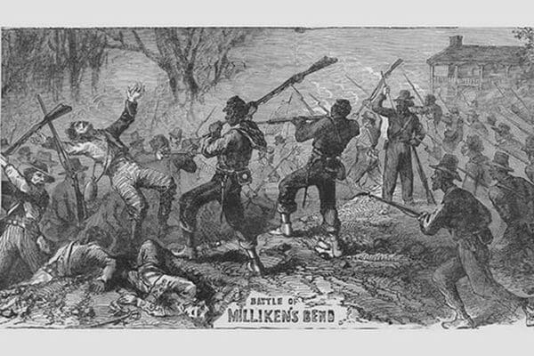 Battle of Milliken's Bend by Frank Leslie - Art Print