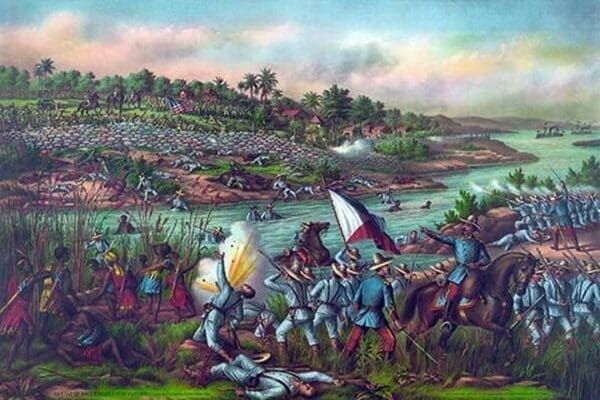 Battle of Paceo. (Manila) February 4' & 5' 1900 - Art Print