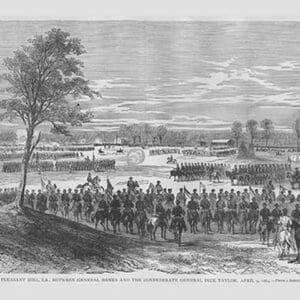 Battle of Pleasant Hill by Frank Leslie - Art Print